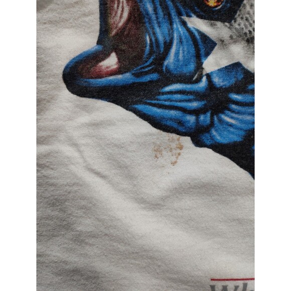 Vgt Y2K Bass Fishing Texas Where Everything is Big   Mens T-Shirt Large White - Picture 6 of 7